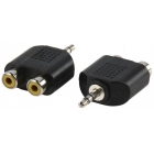 Переходник Valueline АС-010 3.5-2 RCA