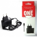 Сетевое ЗУ SMARTBUY ONE, черное, 1 А, кабель MiniUSB  (1 м.)