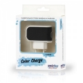 Адаптер сетевой SMARTBUY Color Charge, чёрное. Сила тока 1 А, 1хUSB порт