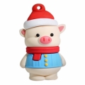 Флеш-накопитель USB 16GB Smart Buy NY series Поросёнок в голубом 3D (Символ 2019 года)			