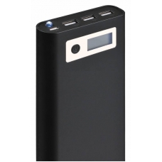 ЗУ Buro RA16000-3U-LCD-BK Li-Ion, 16000mAh, 2.1A+1A, черный, 3xUSB