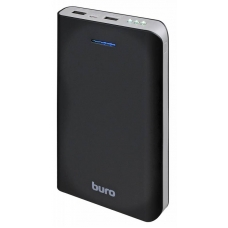 ЗУ Buro RA-25000 Li-Ion, 25000mAh, 2.1A+1A, черный/темно-серый, 2xUSB