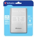 Внешний HDD Verbatim 2.5" 1Tb USB 3.0 Store'n'Go, серебро (53071)