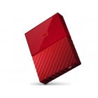 Внешний жесткий диск HDD  WD  3 TB  My Passport красный, 2.5", USB 3.0